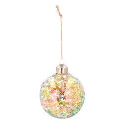 Glass Bauble Sequins | Multicolour | 8 Cm