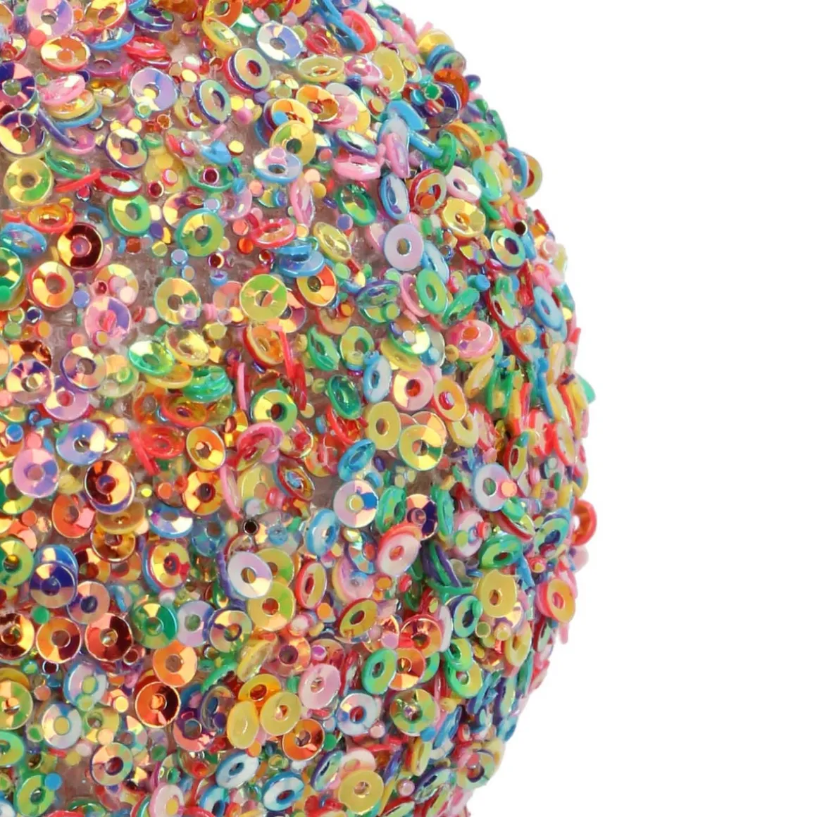 Glass Bauble Sequins | Multicolour | 9 Cm