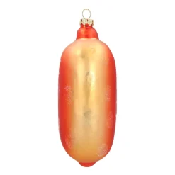 Glass Christmas Ornament Hotdog | 14 Cm