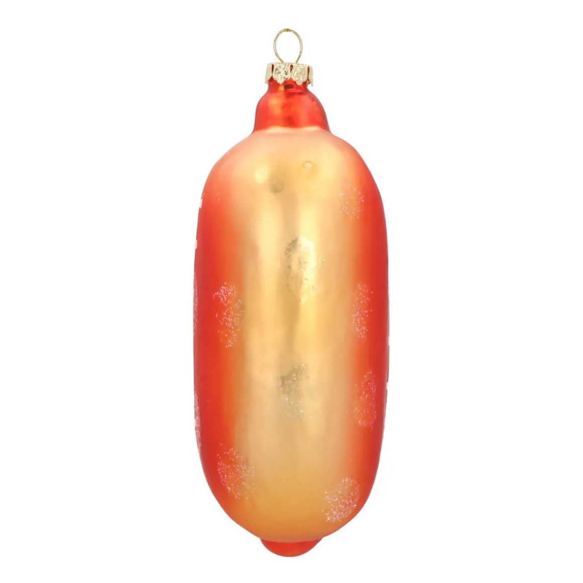 Glass Christmas Ornament Hotdog | 14 Cm