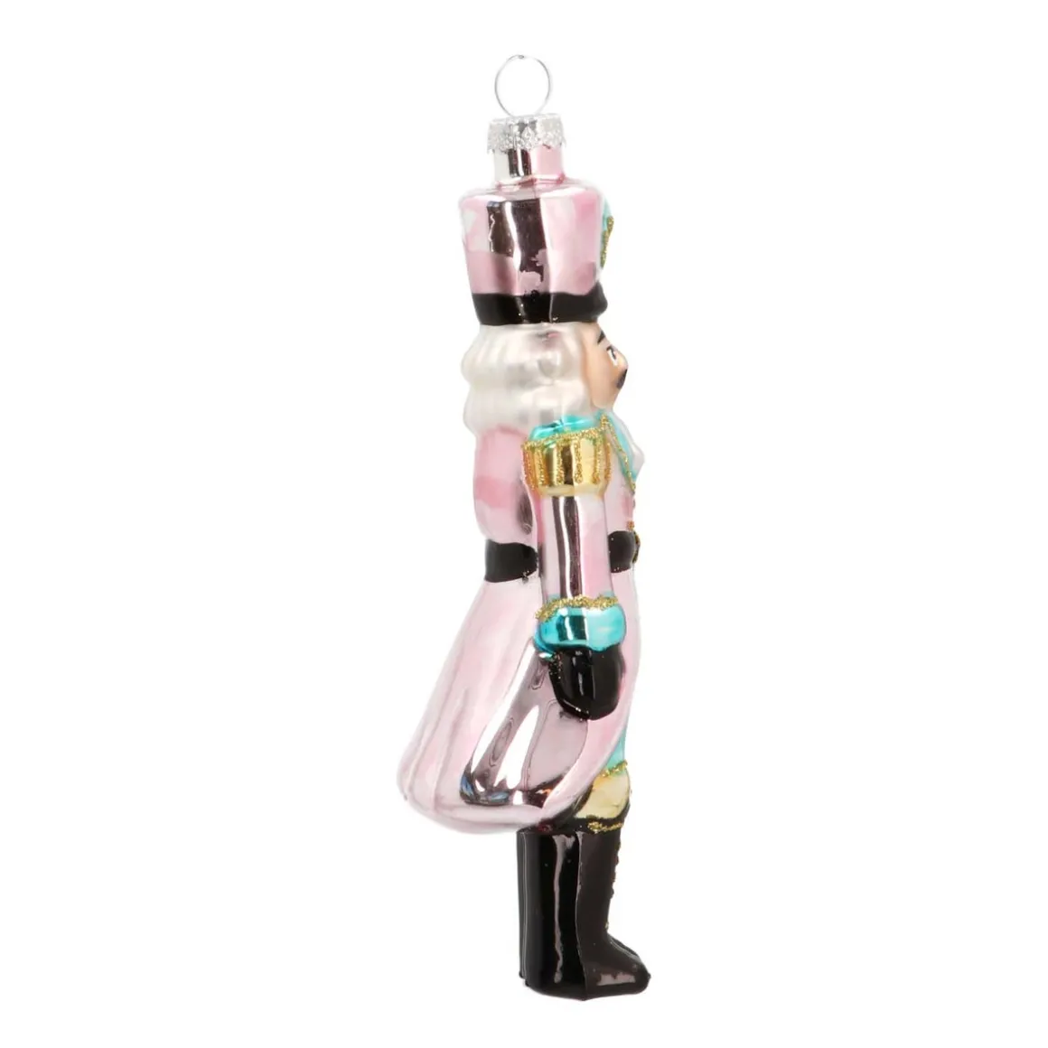 Glass Christmas Ornament Nutcracker King | 16 Cm