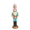 Glass Christmas Ornament Nutcracker Drummer | 15 Cm
