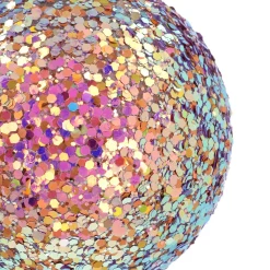 Glass 'Galaxy' Christmas Bauble With Glitters (Outside)
