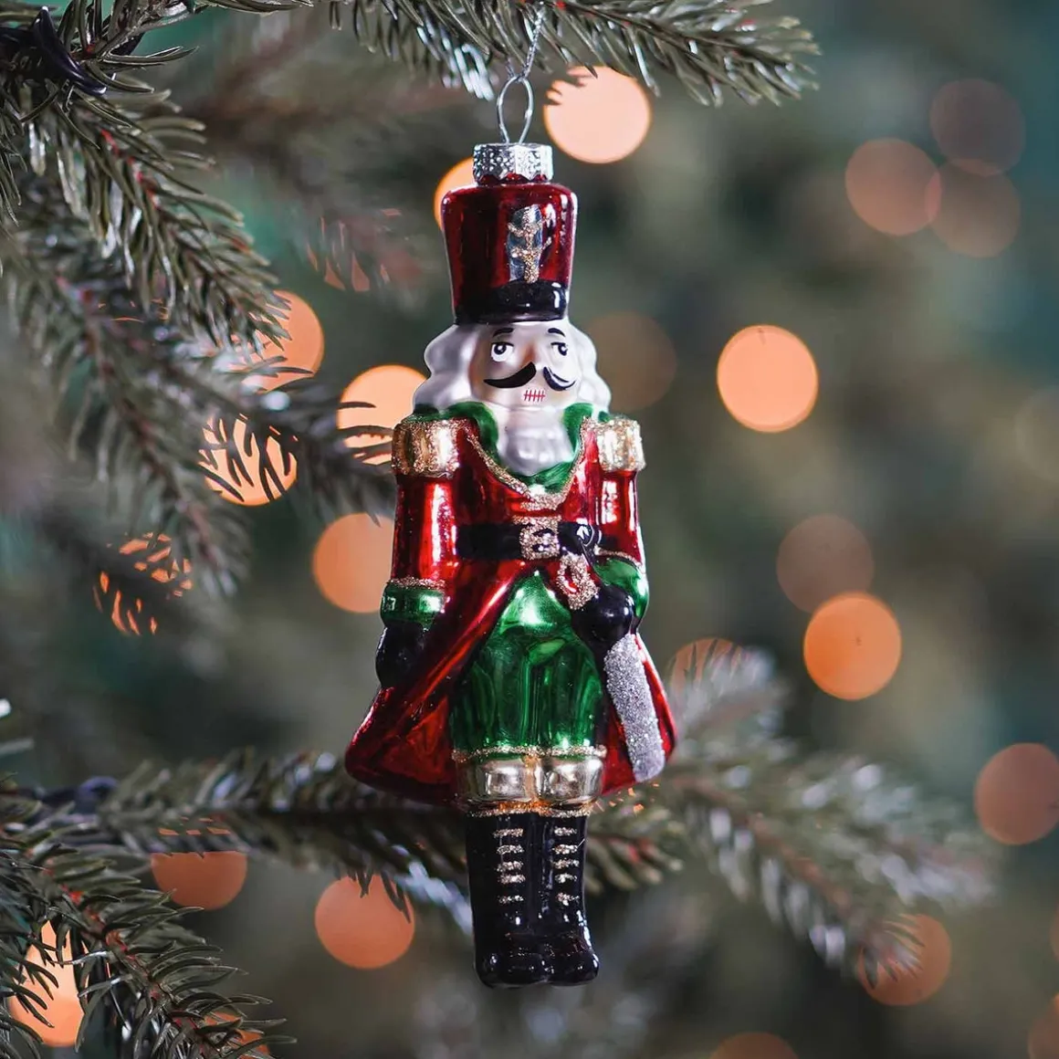 Glass Nutcracker 16 Cm