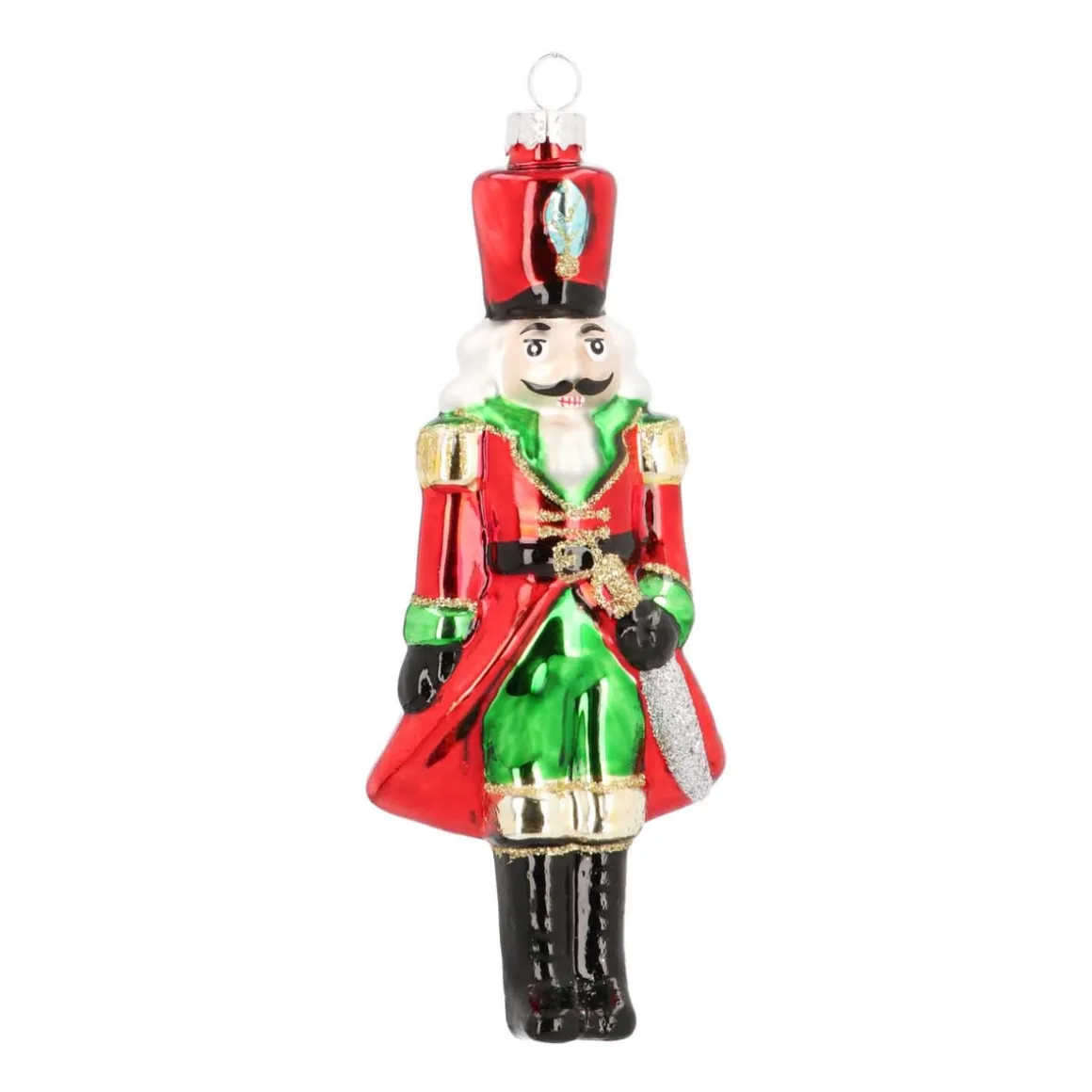 Glass Nutcracker 16 Cm