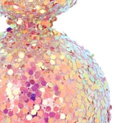 Glass Tree Topper With Galaxy Glitters