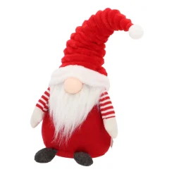 Gnome In Red Outfit With Bendable LED Hat