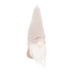 Gnome Ornament | Taupe | Fabric | 20cm