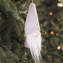 Gnome Ornament | Taupe | Fabric | 20cm
