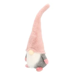 Gnome With Arms And Feet And Pink Hat 35cm