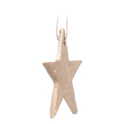 Gold Aluminum Star Christmas Ornament
