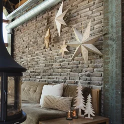 Gold Paper Decoration Star 60 Cm