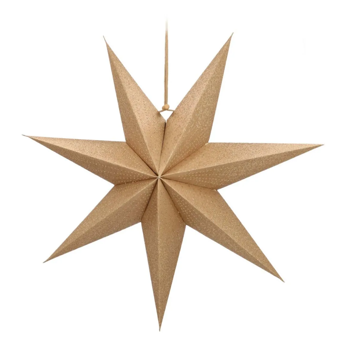 Gold Paper Star Lantern 45 Cm