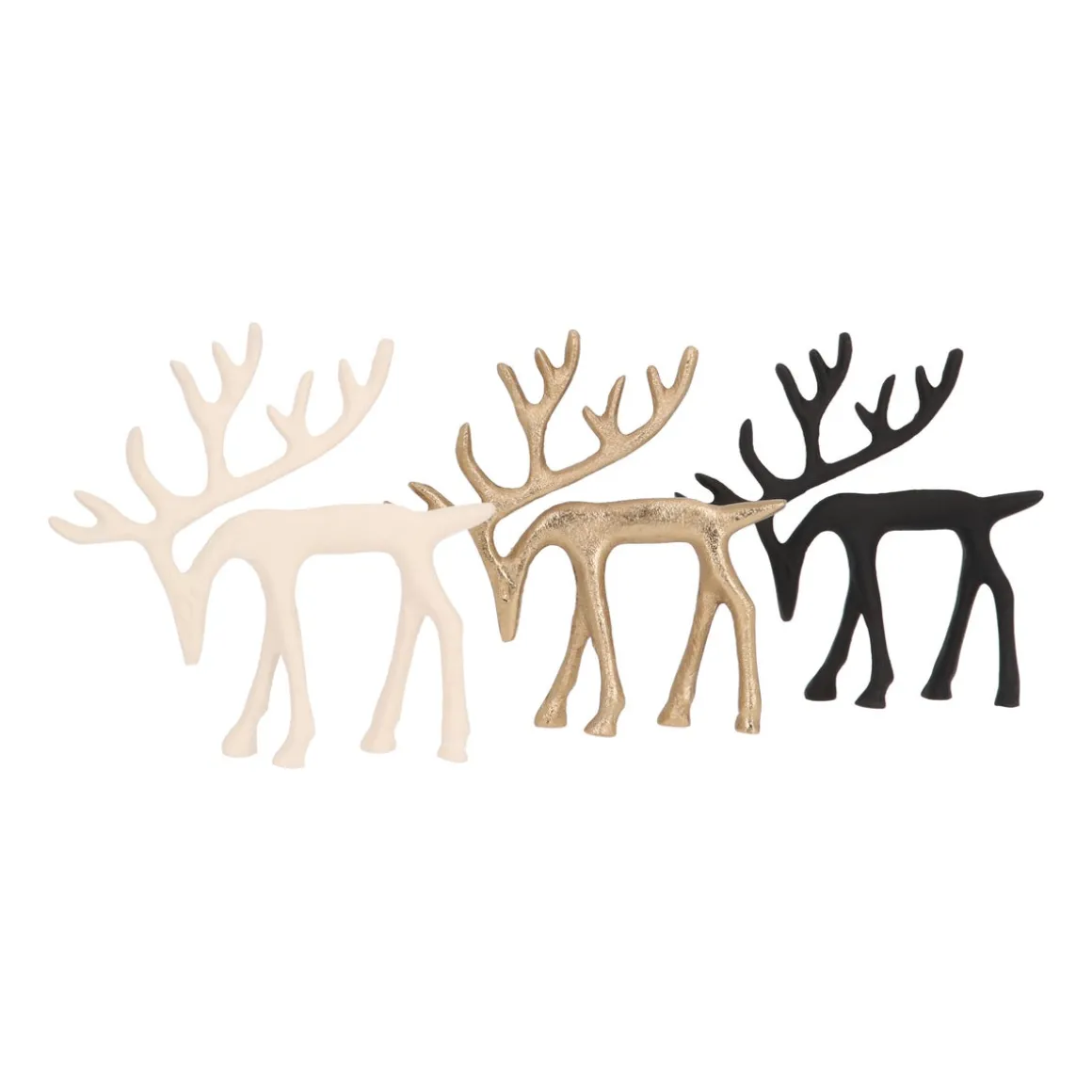 Gold Reindeer With Head Down