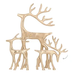 Gold Reindeer With Head Down