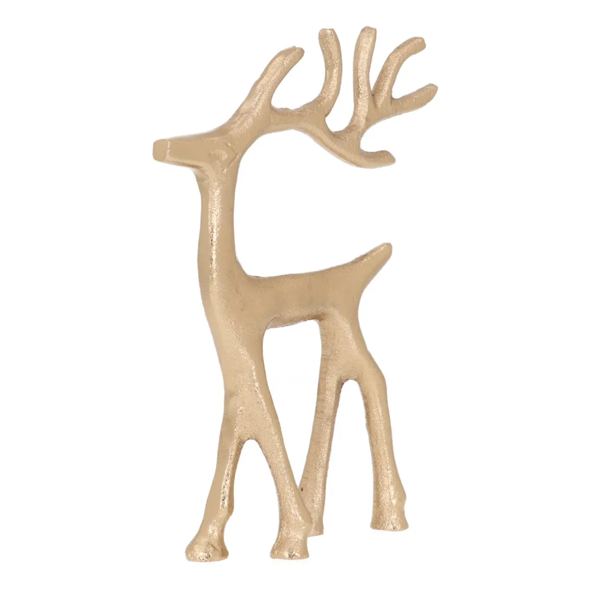 Gold Reindeer With Head Up