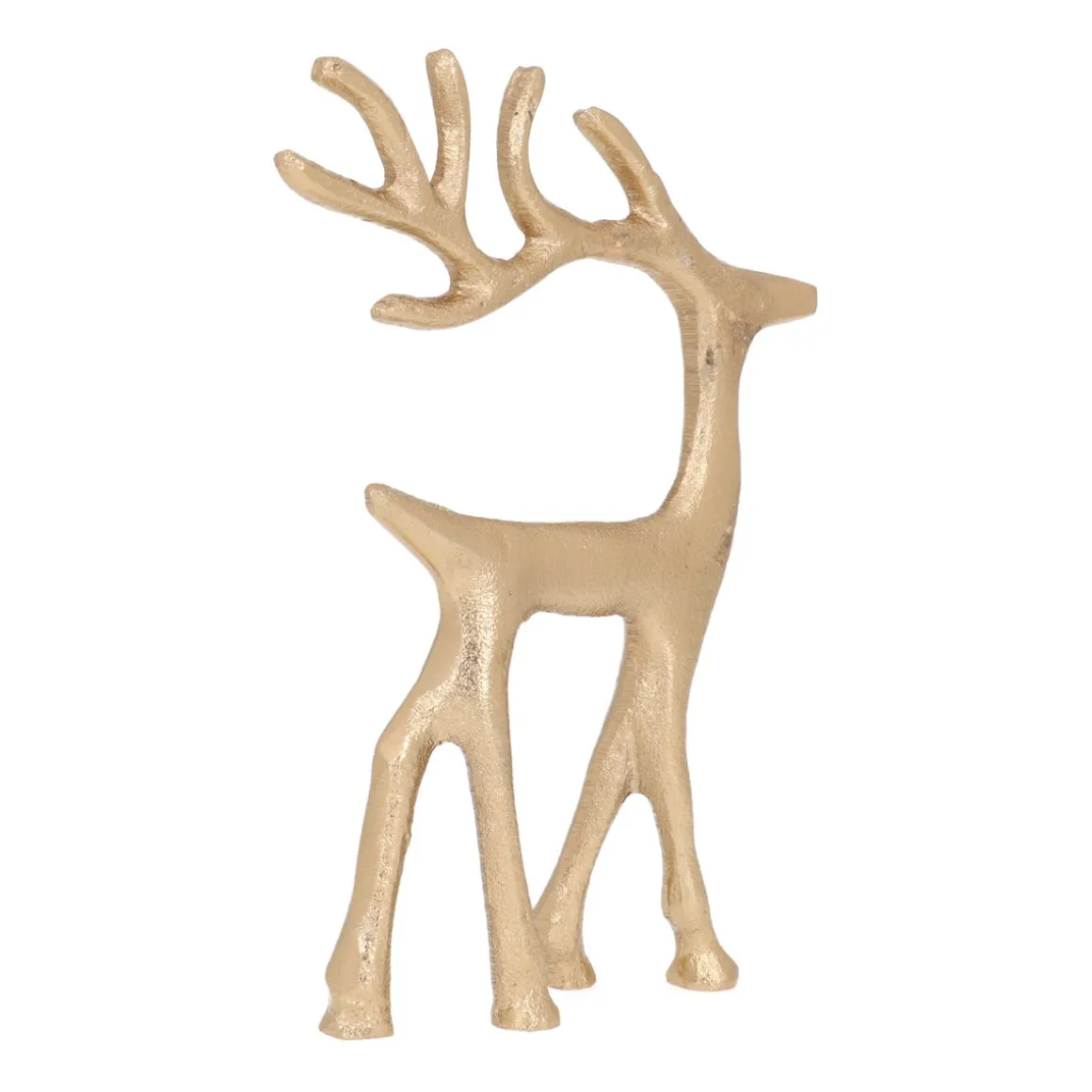 Gold Reindeer With Head Up