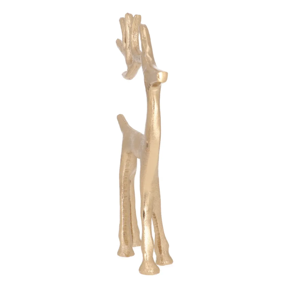 Gold Reindeer With Head Up