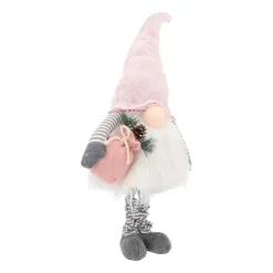 Gonk With Extendable Legs | Pink Grey | 108 Cm