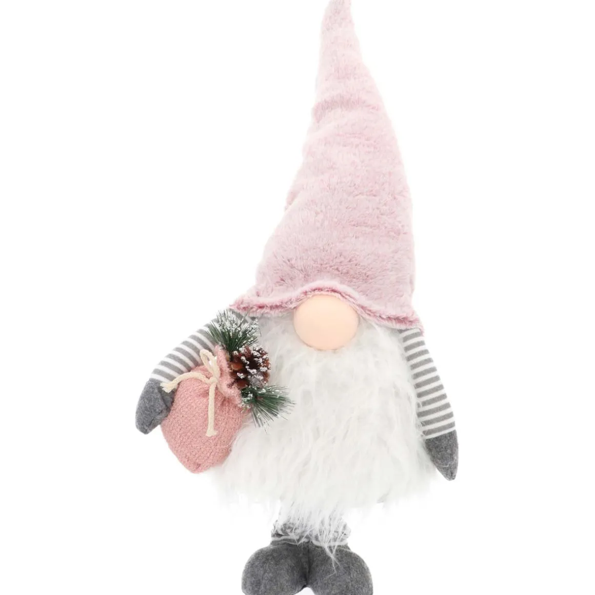 Gonk With Extendable Legs | Pink Grey | 108 Cm