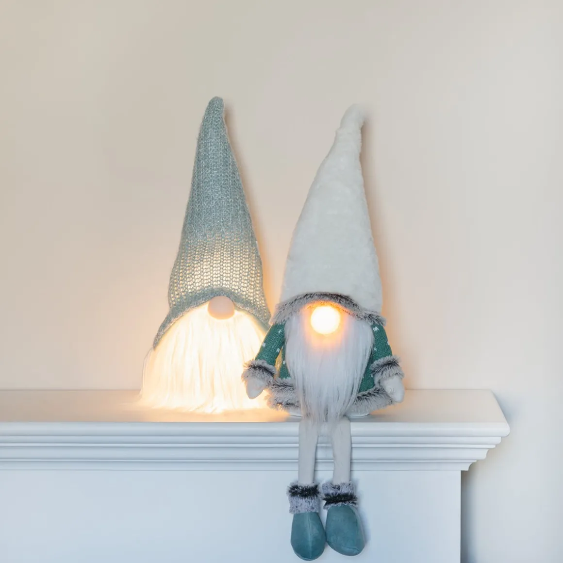 Gonk With LED Nose | Grey | 42 Cm