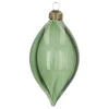 Green Christmas Icicle With Natural Swirls