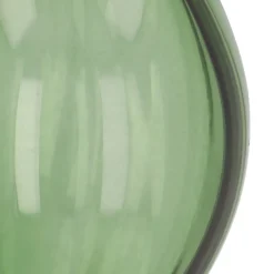 Green Christmas Icicle With Natural Swirls