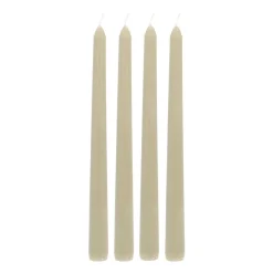 Green Dinner Candles (set Of 4)