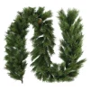Green Garland With Dewdrops