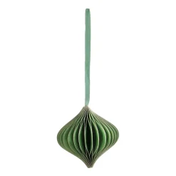 Green Paper Christmas Ornament 8 Cm