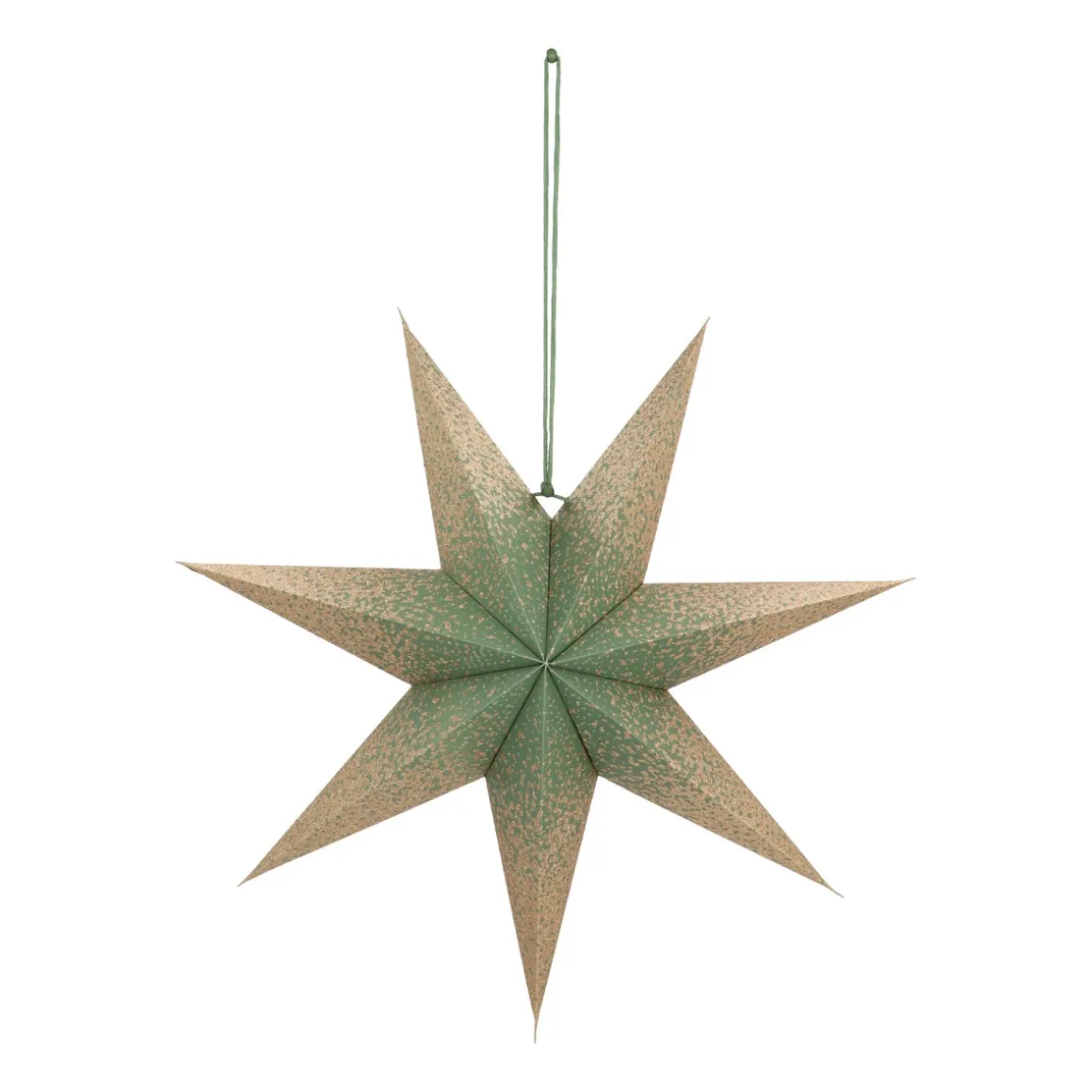 Green Paper Star Lantern 45 Cm