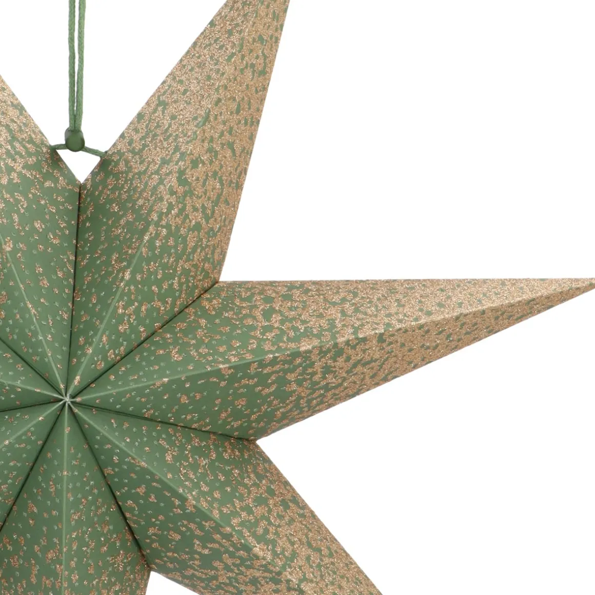 Green Paper Star Lantern 45 Cm