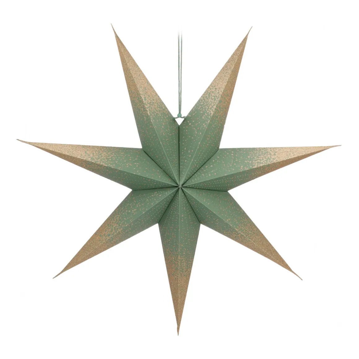 Green Paper Star Lantern 60 Cm