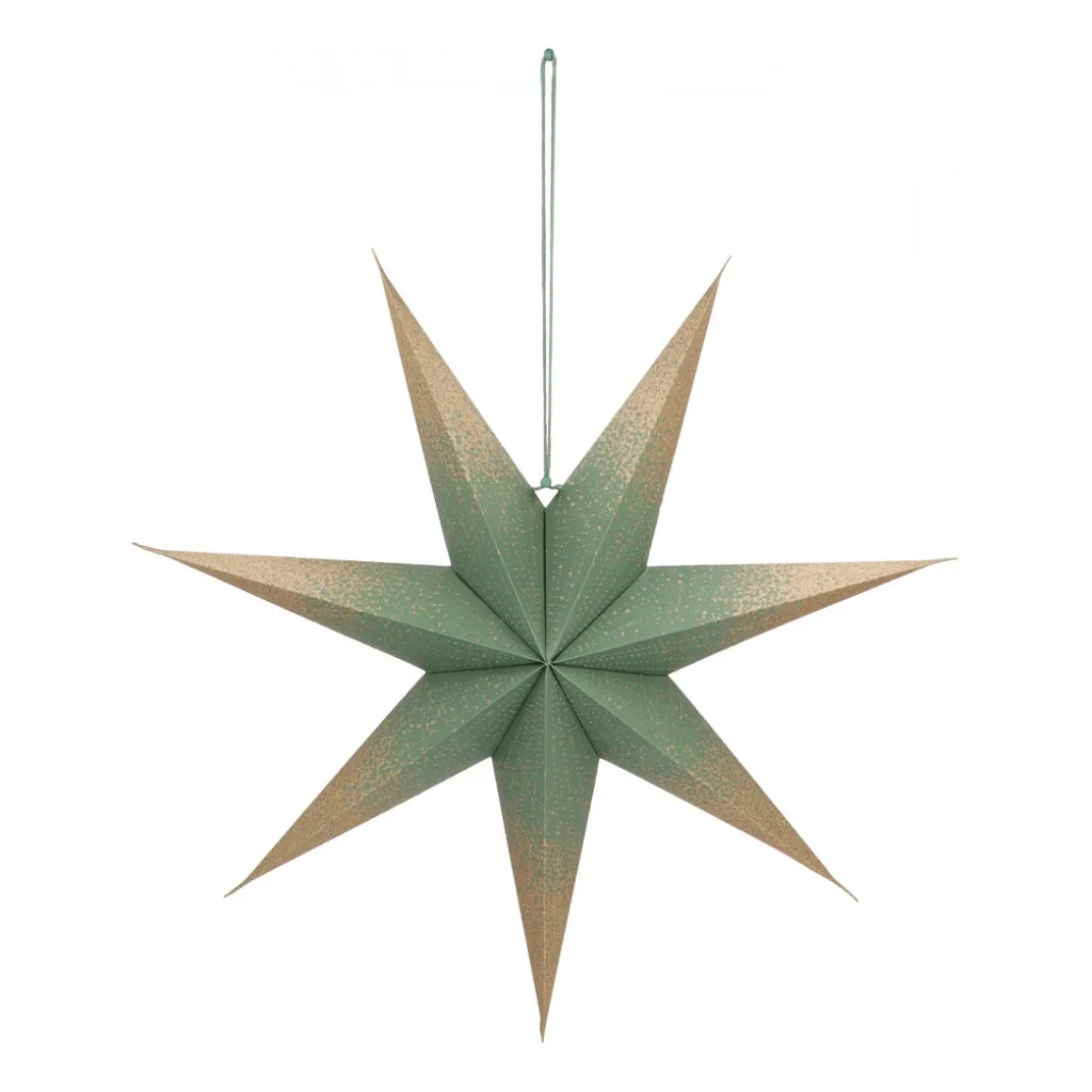 Green Paper Star Lantern 60 Cm