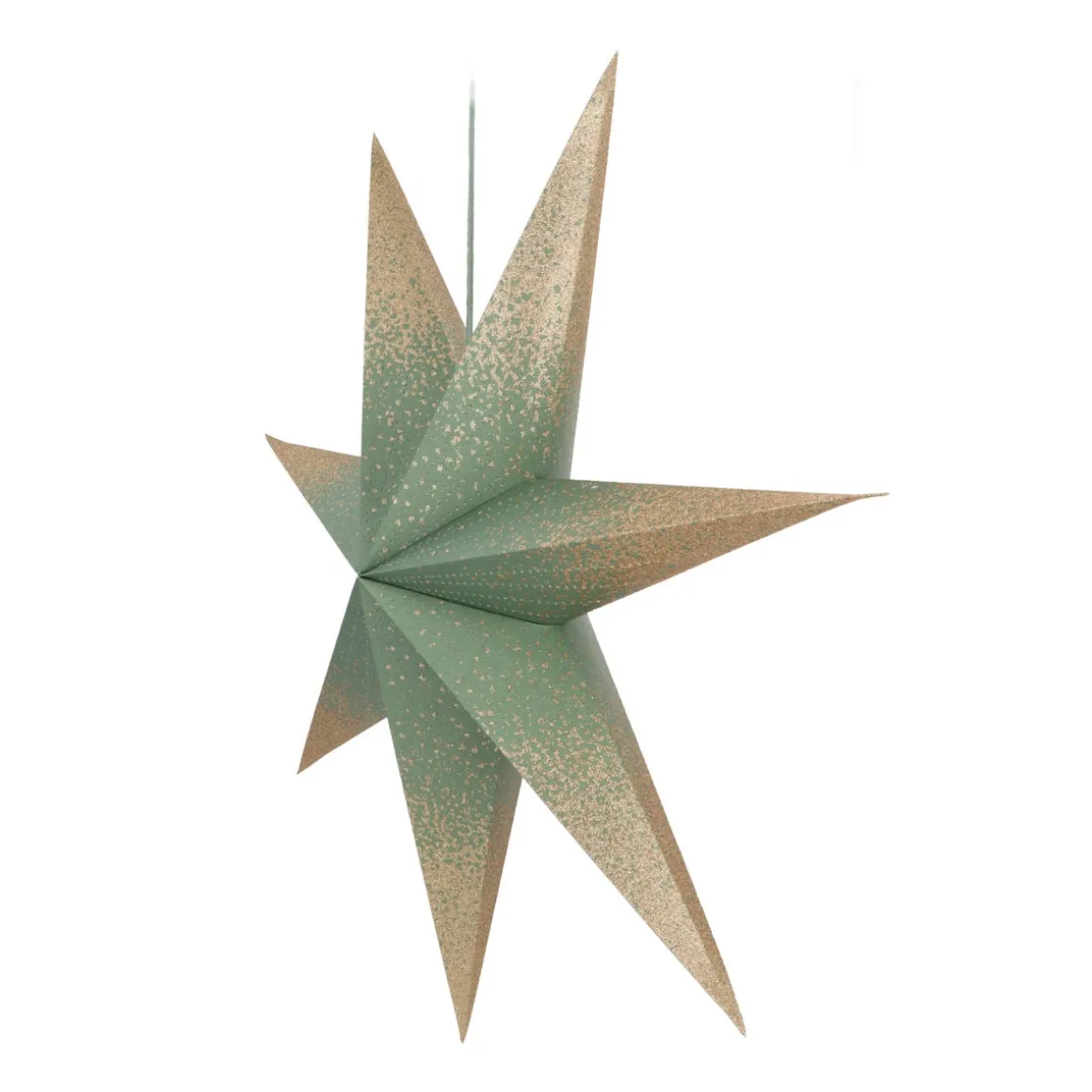 Green Paper Star Lantern 60 Cm