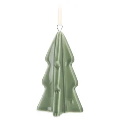 Green Porcelain Christmas Tree Ornament