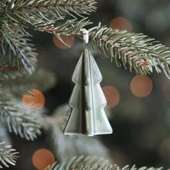 Green Porcelain Christmas Tree Ornament