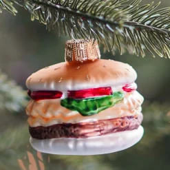 Hamburger Ornament | Glass | Multi | 6cm