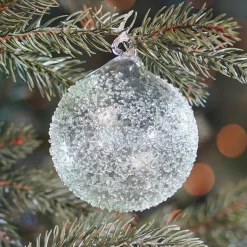 Handmade Eucalyptus Christmas Bauble With Speckles