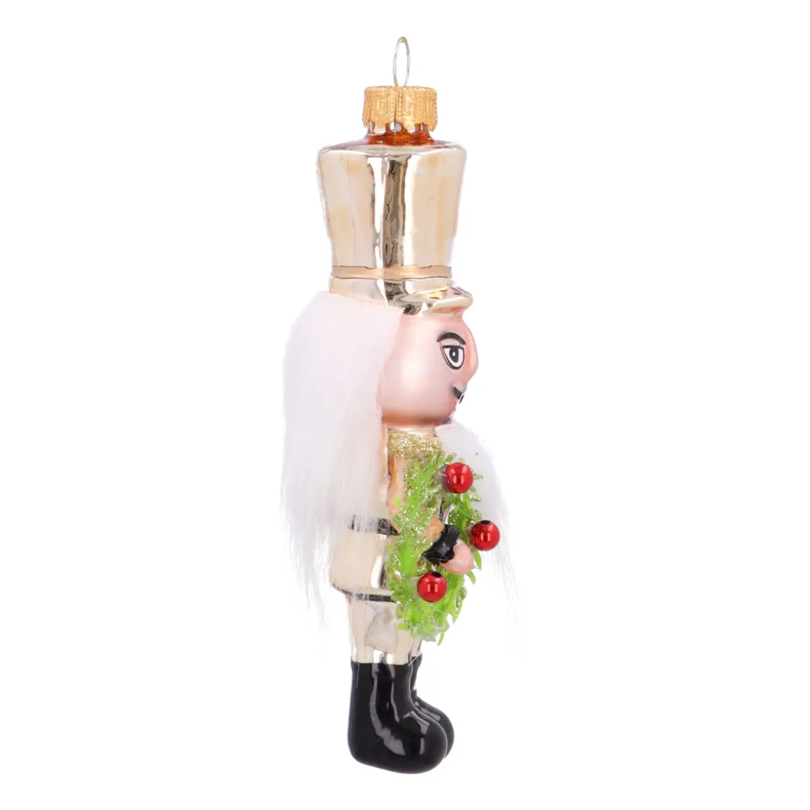Handmade Glass Nutcracker Ornament For A Classic Christmas