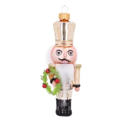 Handmade Glass Nutcracker Ornament For A Classic Christmas