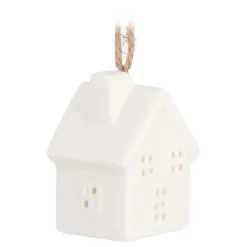 Hangend Porceleinen Huisje 6 Cm