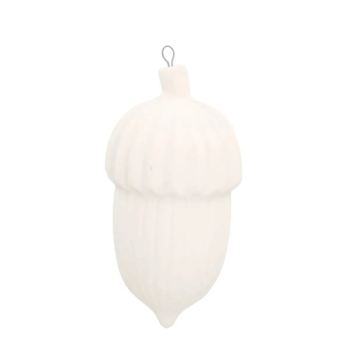 Hanger Acorn Porcelain 4 Cm White