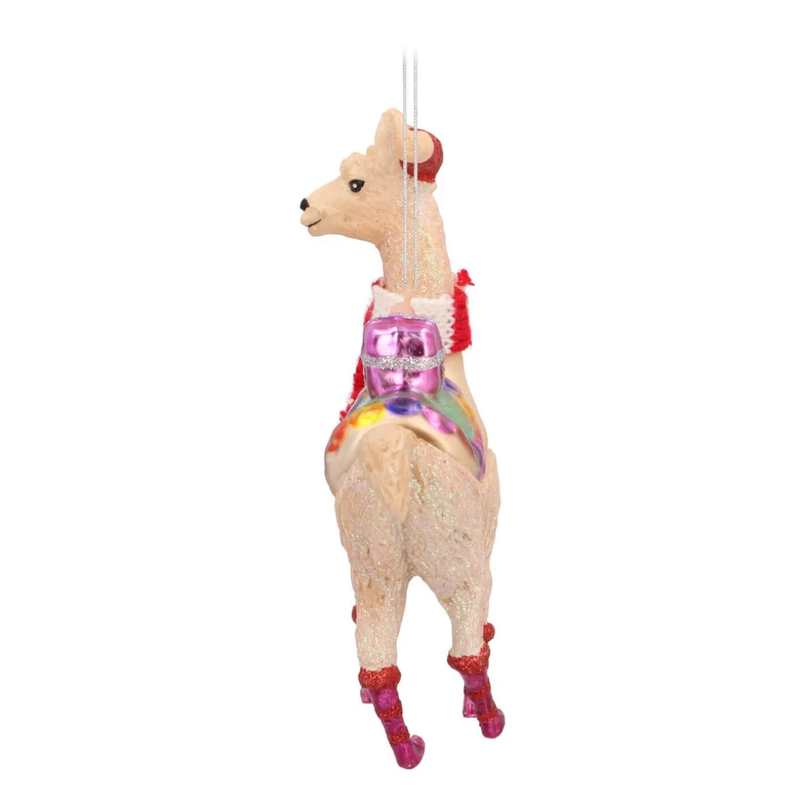 Hanger Alpaca Beige Glass 14 Cm