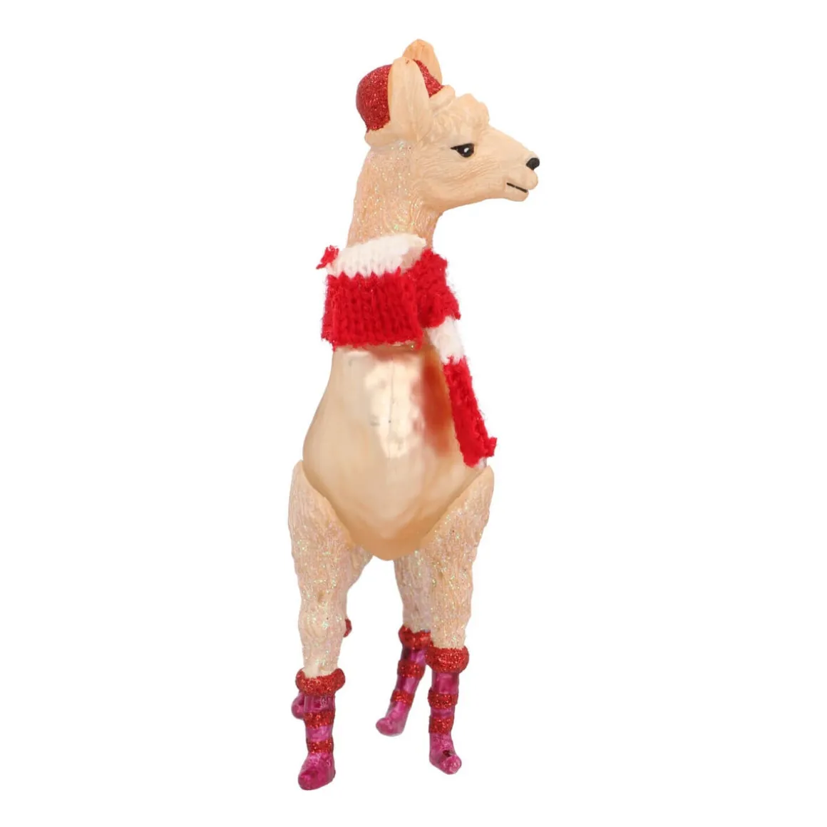 Hanger Alpaca Beige Glass 14 Cm