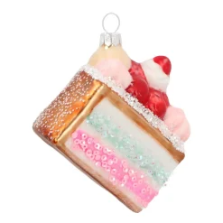 Hanger Cake Multicoloured Glass 8 Cm