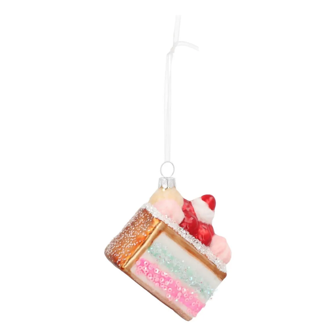 Hanger Cake Multicoloured Glass 8 Cm