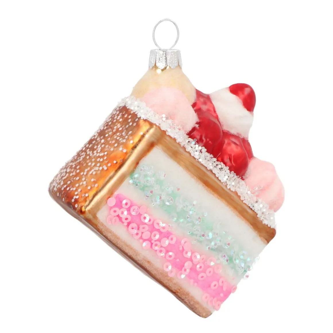 Hanger Cake Multicoloured Glass 8 Cm