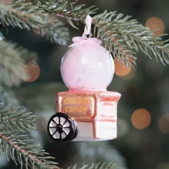 Hanger Cotton Candy Machine Pink Glass 10 Cm
