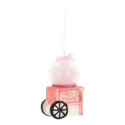 Hanger Cotton Candy Machine Pink Glass 10 Cm